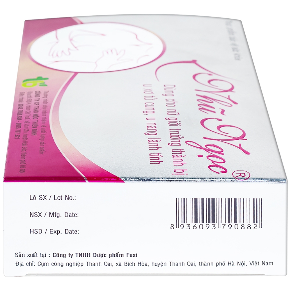 Hình ảnh Viên uống Nhũ Ngọc Thiên Bình hỗ trợ điều trị u vú, điều hòa kinh nguyệt (3 vỉ x 10 viên)