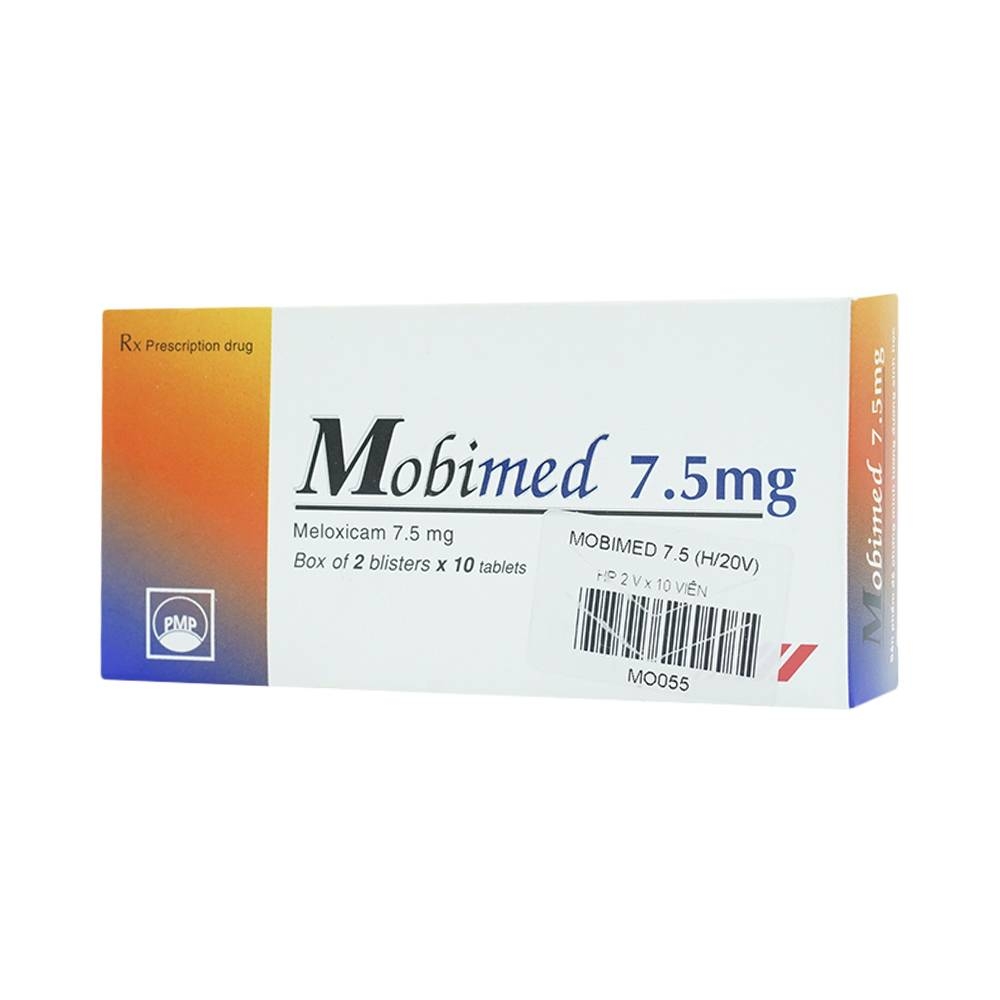Hình ảnh Thuốc Mobimed 7.5mg Pymepharco điều trị viêm khớp dạng thấp, viêm cột sống (2 vỉ x 10 viên)