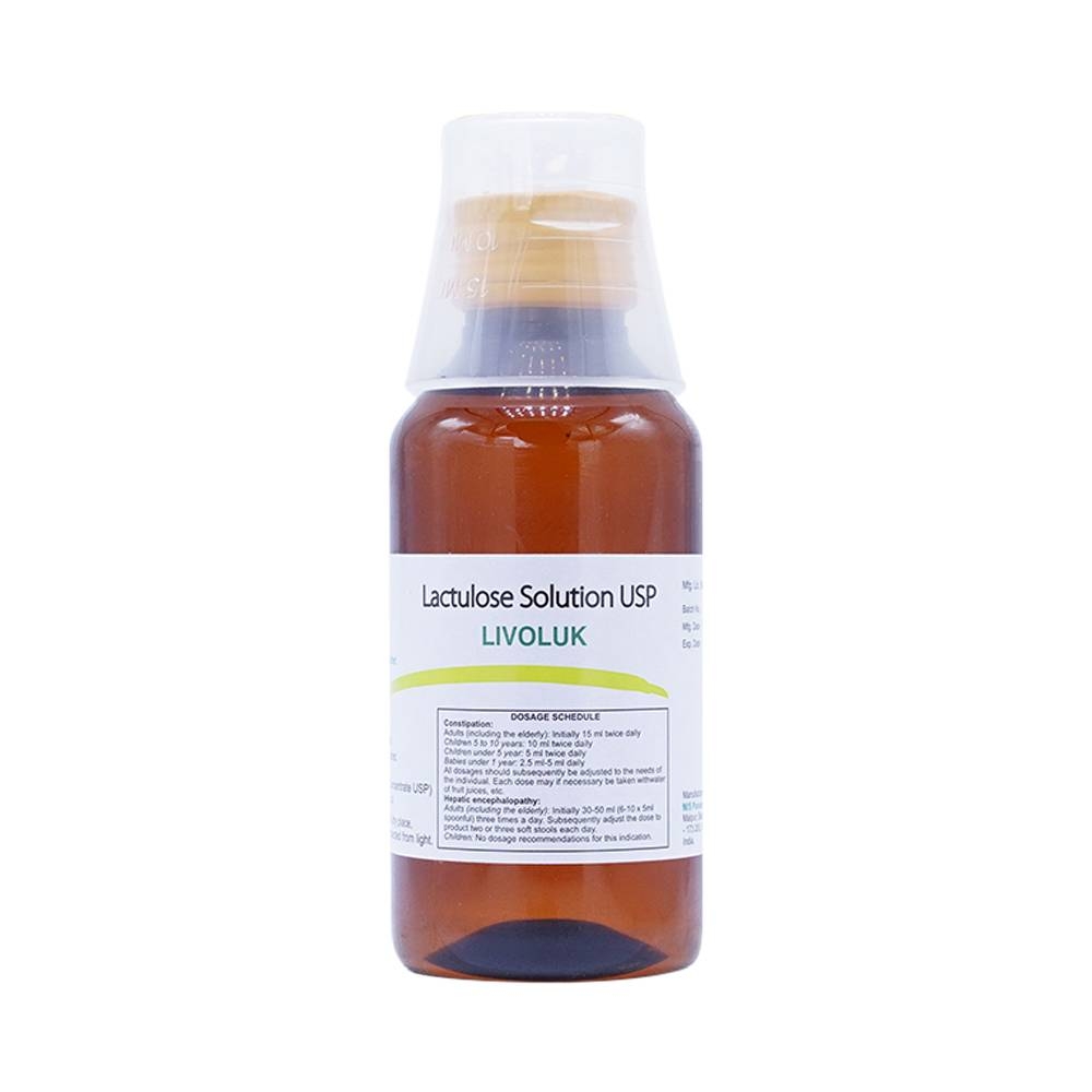 Hình ảnh Thuốc Livoluk Pancea Biotec điều trị táo bón, phòng ngừa bệnh não go gan (100 ml)
