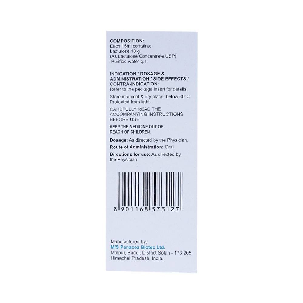 Hình ảnh Thuốc Livoluk Pancea Biotec điều trị táo bón, phòng ngừa bệnh não go gan (100 ml)