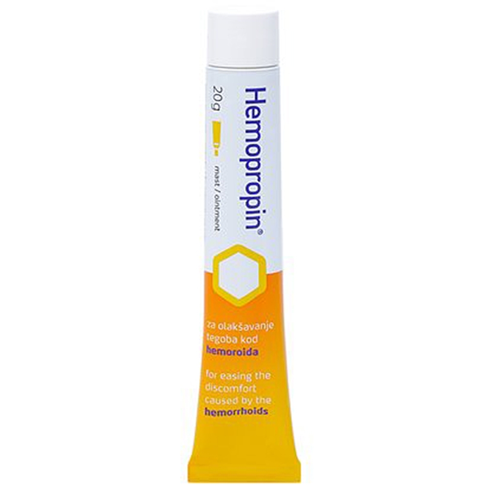 Hình ảnh Kem bôi dạng mỡ chứa keo ong Hemopropin ApiPharma giảm kích ứng niêm mạc trực tràng (20g)