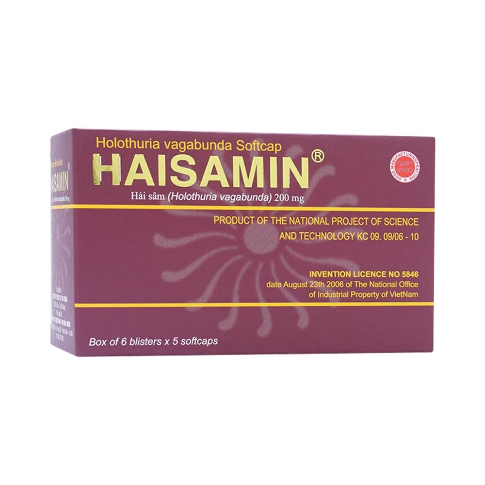 Hình ảnh Thuốc Haisamin HDpharma tăng cường sinh lực (6 vỉ x 5 viên)