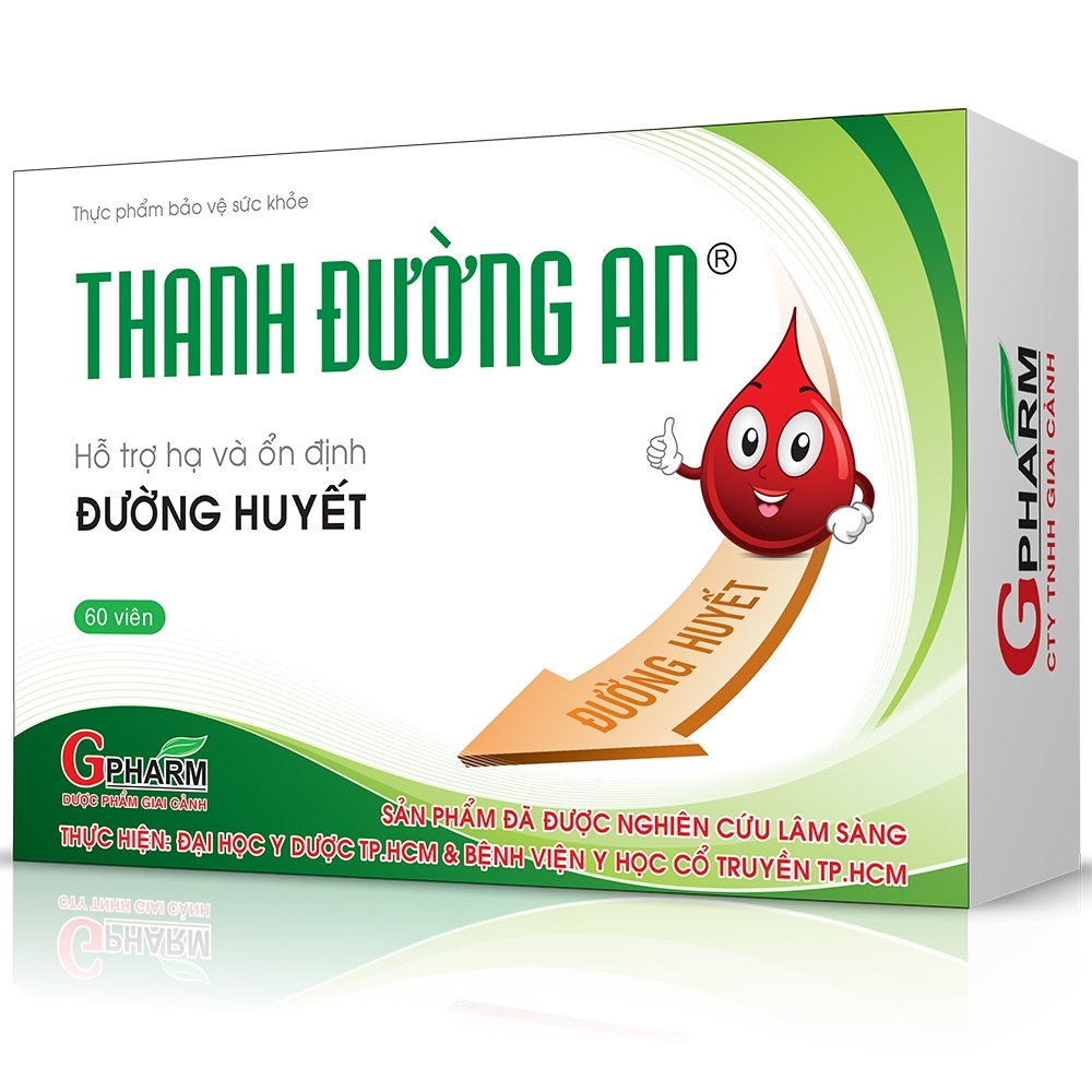 Hình ảnh Viên uống Thanh Đường An Gpharm hỗ trợ hạ và ổn định đường huyết (60 viên)