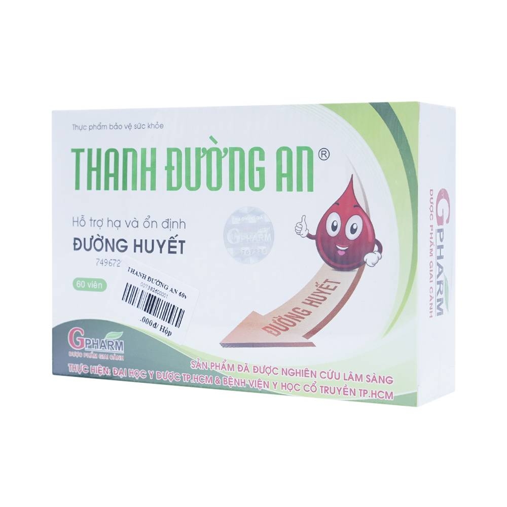 Hình ảnh Viên uống Thanh Đường An Gpharm hỗ trợ hạ và ổn định đường huyết (60 viên)