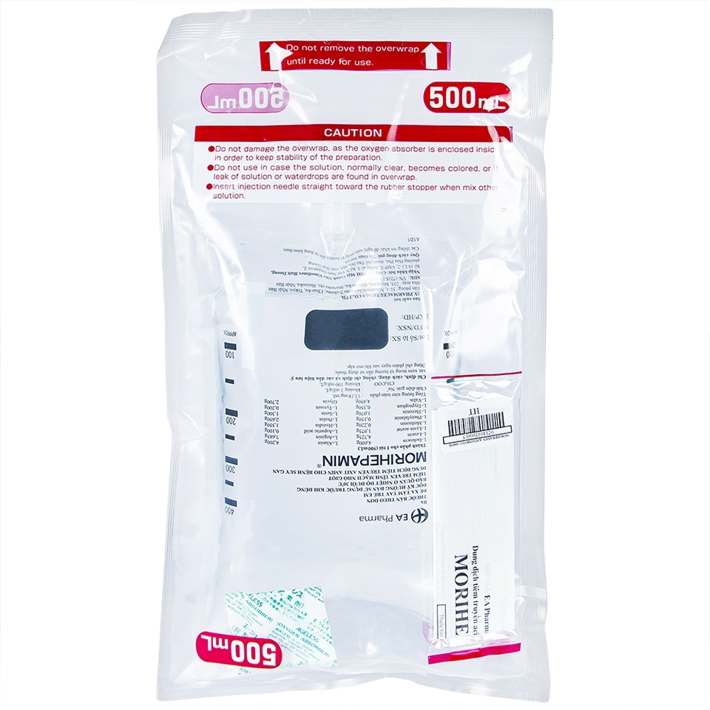 Hình ảnh Dung dịch truyền Morihepamin Ajinomoto điều trị hội chứng não gan (500ml)