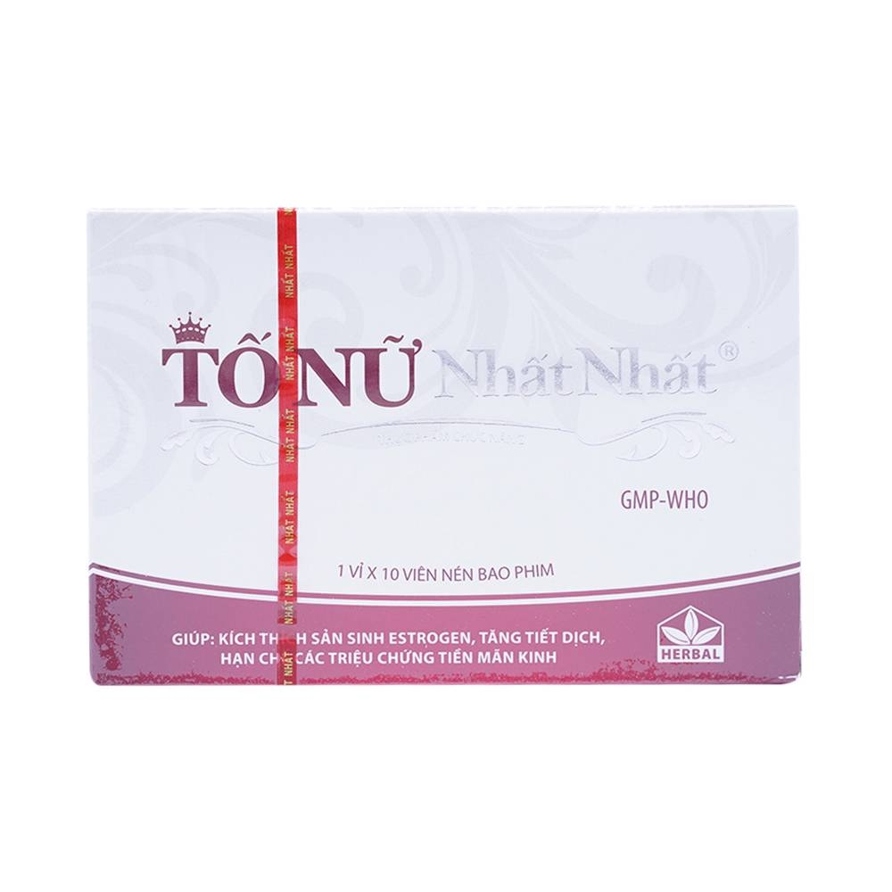 Hình ảnh Viên uống Tố Nữ Nhất Nhất giúp điều hòa kinh nguyệt, hạn chế các chứng tiền mãn kinh (1 vỉ x 10 viên)