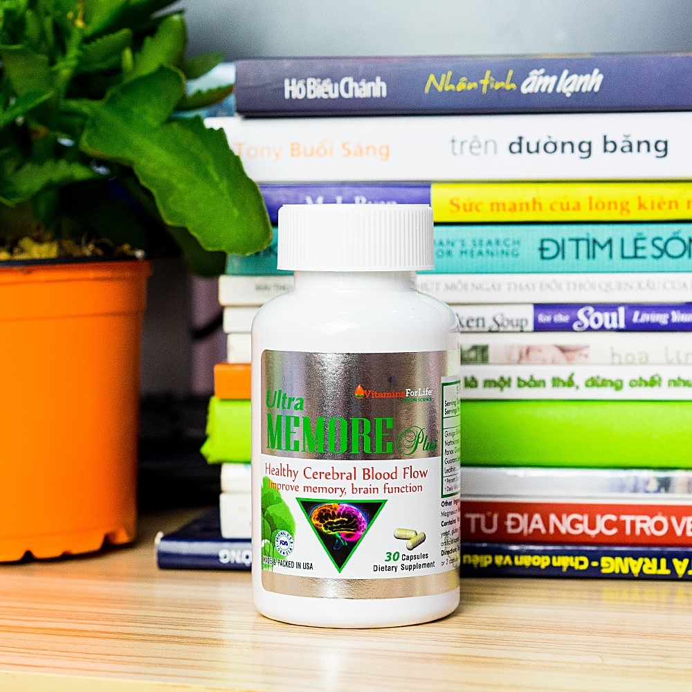 Hình ảnh Viên uống Ultra Memore Plus Vitamins For Life hỗ trợ tăng cường hoạt động tuần hoàn não (30 viên)