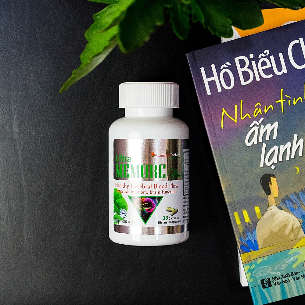 Hình ảnh Viên uống Ultra Memore Plus Vitamins For Life hỗ trợ tăng cường hoạt động tuần hoàn não (30 viên)