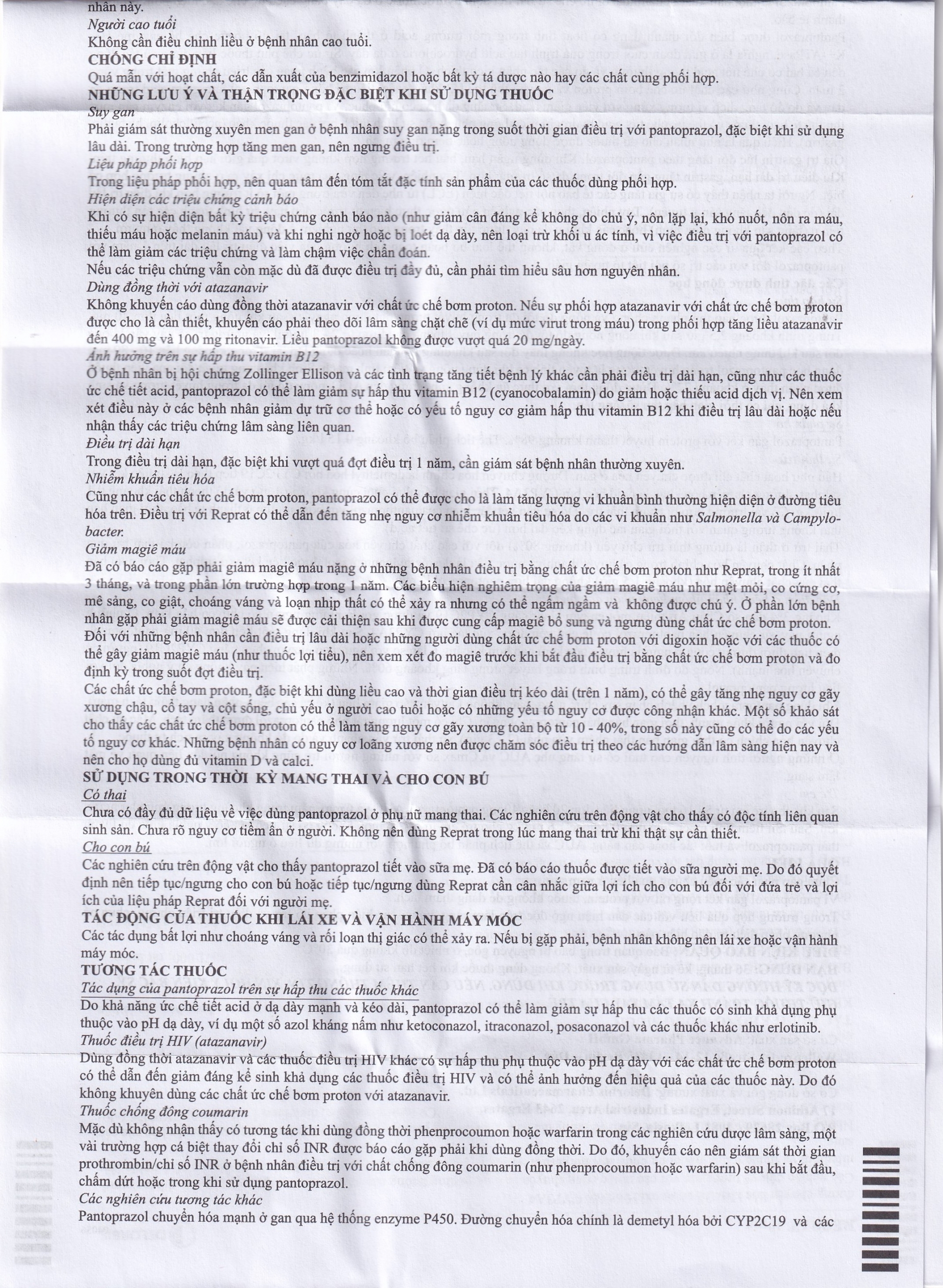 Hình ảnh Thuốc Reprat 40mg Delorbis điều trị trào ngược dạ dày, thực quản (2 vỉ x 10 viên)