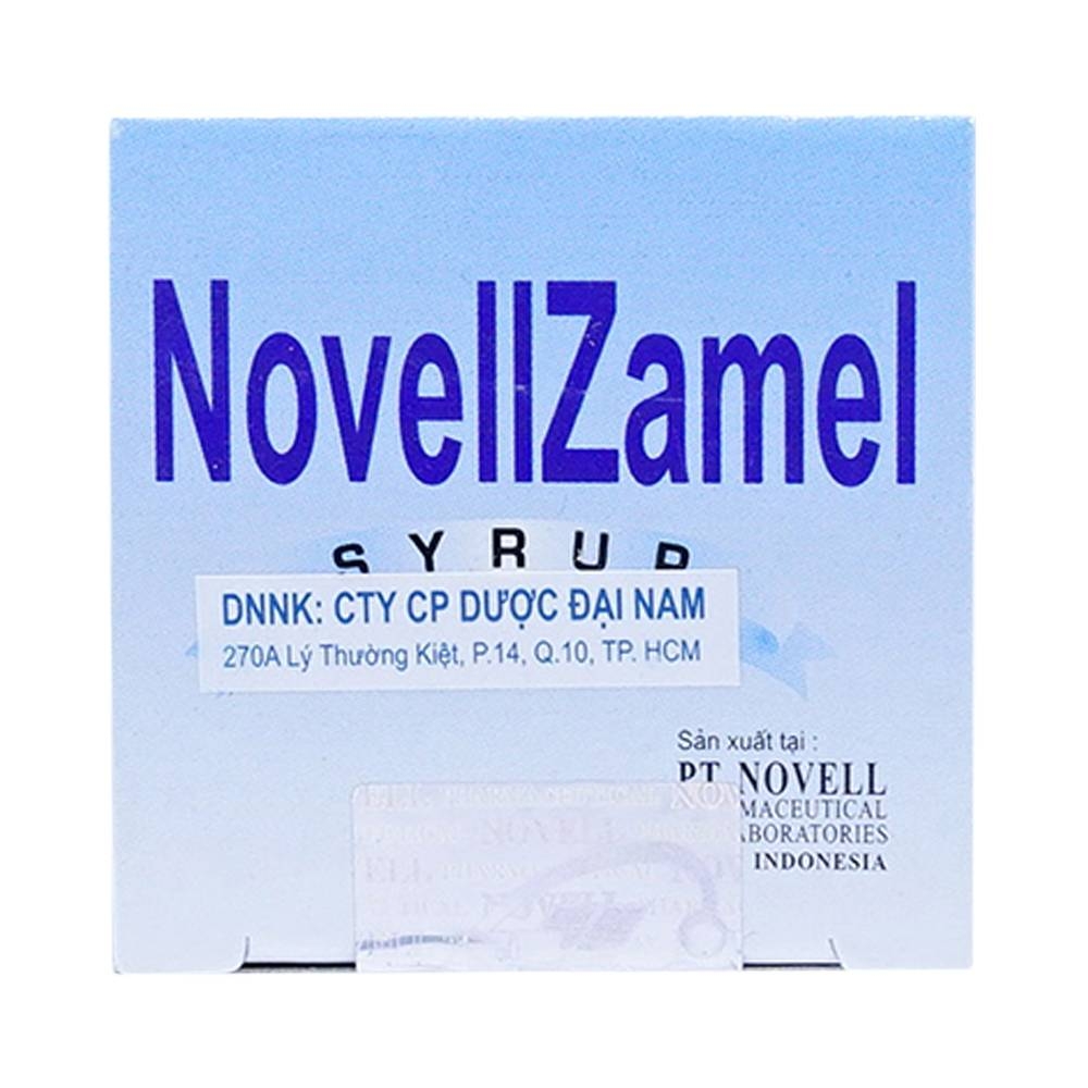 Hình ảnh Siro NovellZamel bổ sung vitamin, khoáng chất cho trẻ em (60ml)