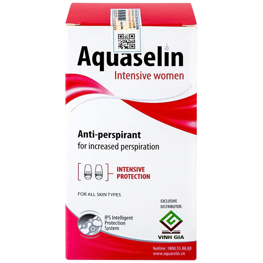 Hình ảnh Lăn khử mùi Aquaselin Insensitive Women dùng cho vùng nách không nhạy cảm dành cho nữ, giảm mồ hôi (50ml)