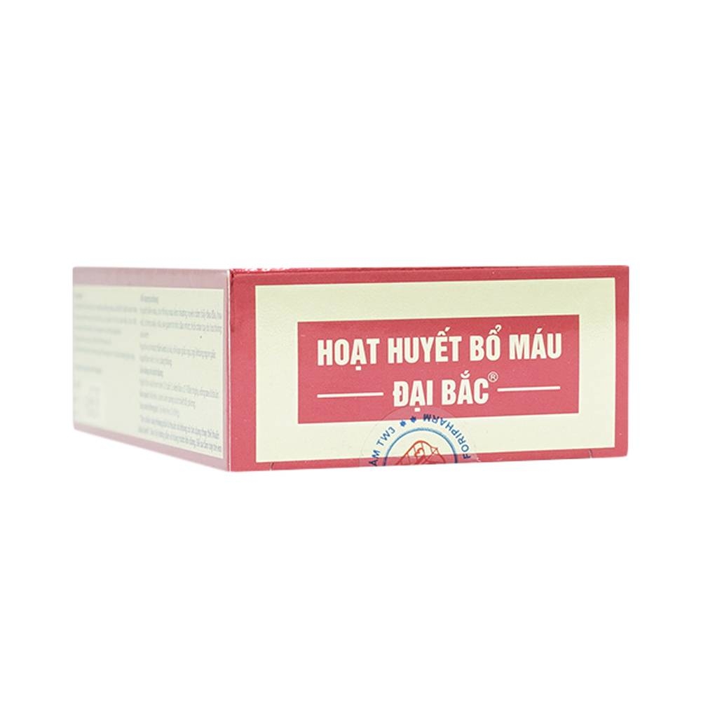 Hình ảnh Viên uống Hoạt Huyết Bổ Máu Đại Bắc tăng cường lưu thông máu (2 vỉ x 15 viên)
