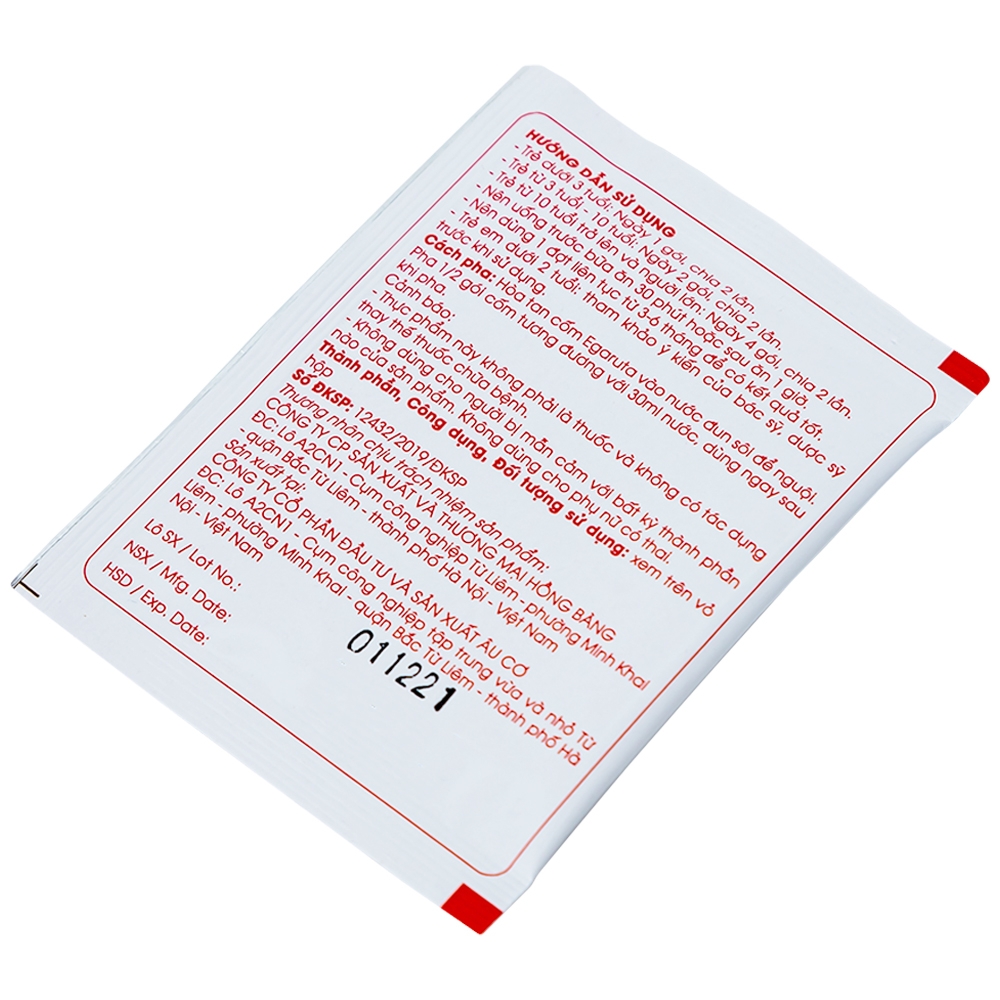 Hình ảnh Cốm Egaruta Hồng Bàng dưỡng tâm, an thần (30 gói)