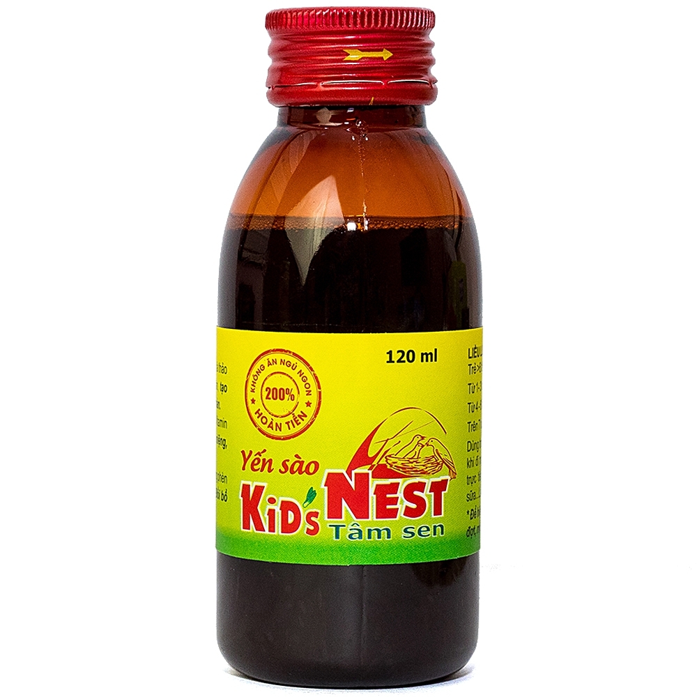 Hình ảnh Yến sào Kid's Nest Tâm Sen 120ml Good Health giúp an thần, tạo giác ngủ sâu tự nhiên