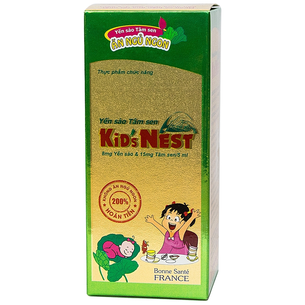 Hình ảnh Yến sào Kid's Nest Tâm Sen 120ml Good Health giúp an thần, tạo giác ngủ sâu tự nhiên