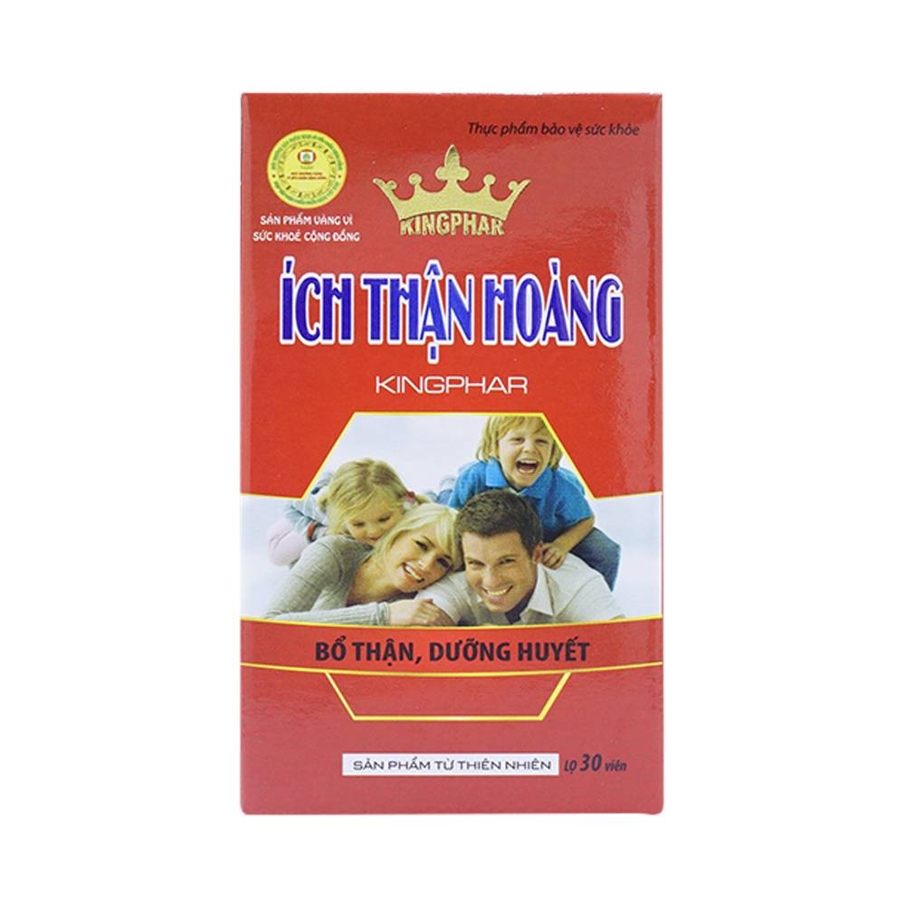 Hình ảnh Viên uống Ích Thận Hoàng Kingphar bổ thận, dưỡng huyết (30 viên)