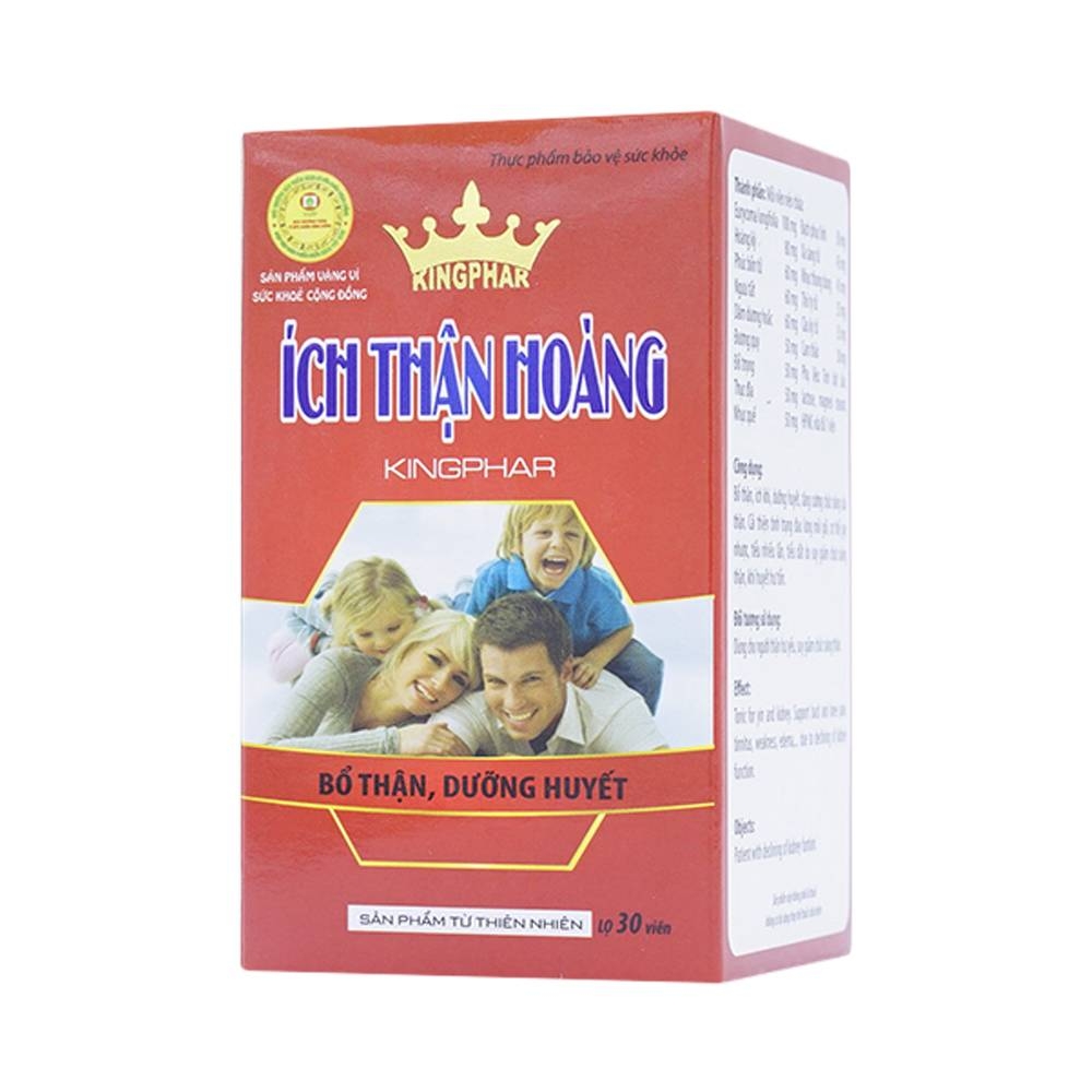 Hình ảnh Viên uống Ích Thận Hoàng Kingphar bổ thận, dưỡng huyết (30 viên)