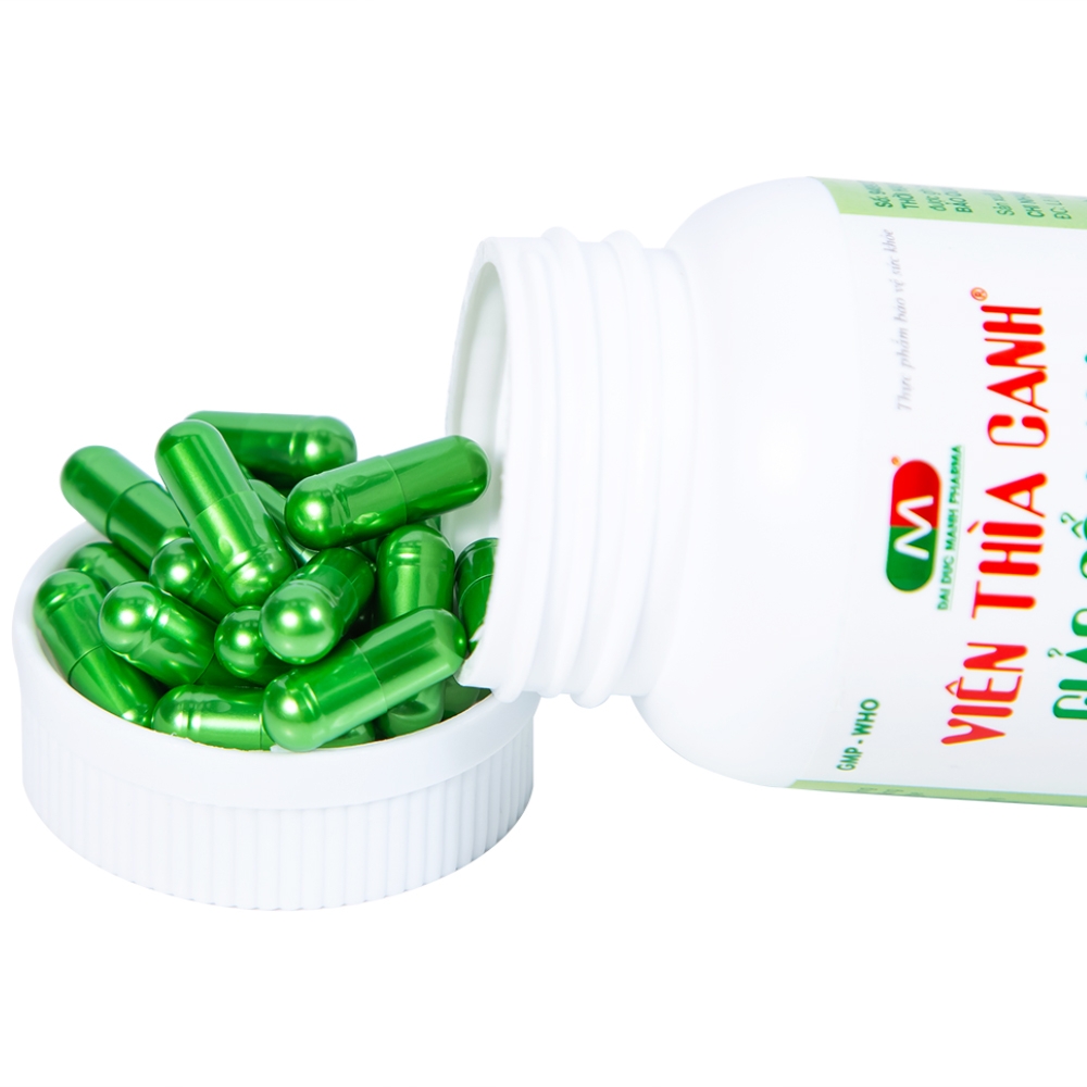 Hình ảnh Viên thìa canh Giảo Cổ Lam Đại Đức Mạnh giúp hạ đường huyết, giảm cholesterol và lipid trong máu cao (60 viên)