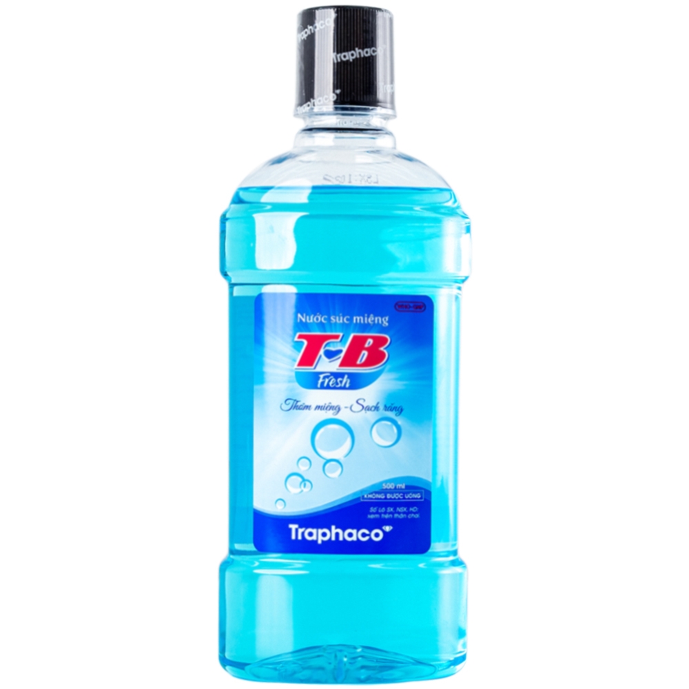 Hình ảnh Nước súc miệng T-B Fresh Traphaco ngăn ngừa viêm họng, viêm lợi (500ml)