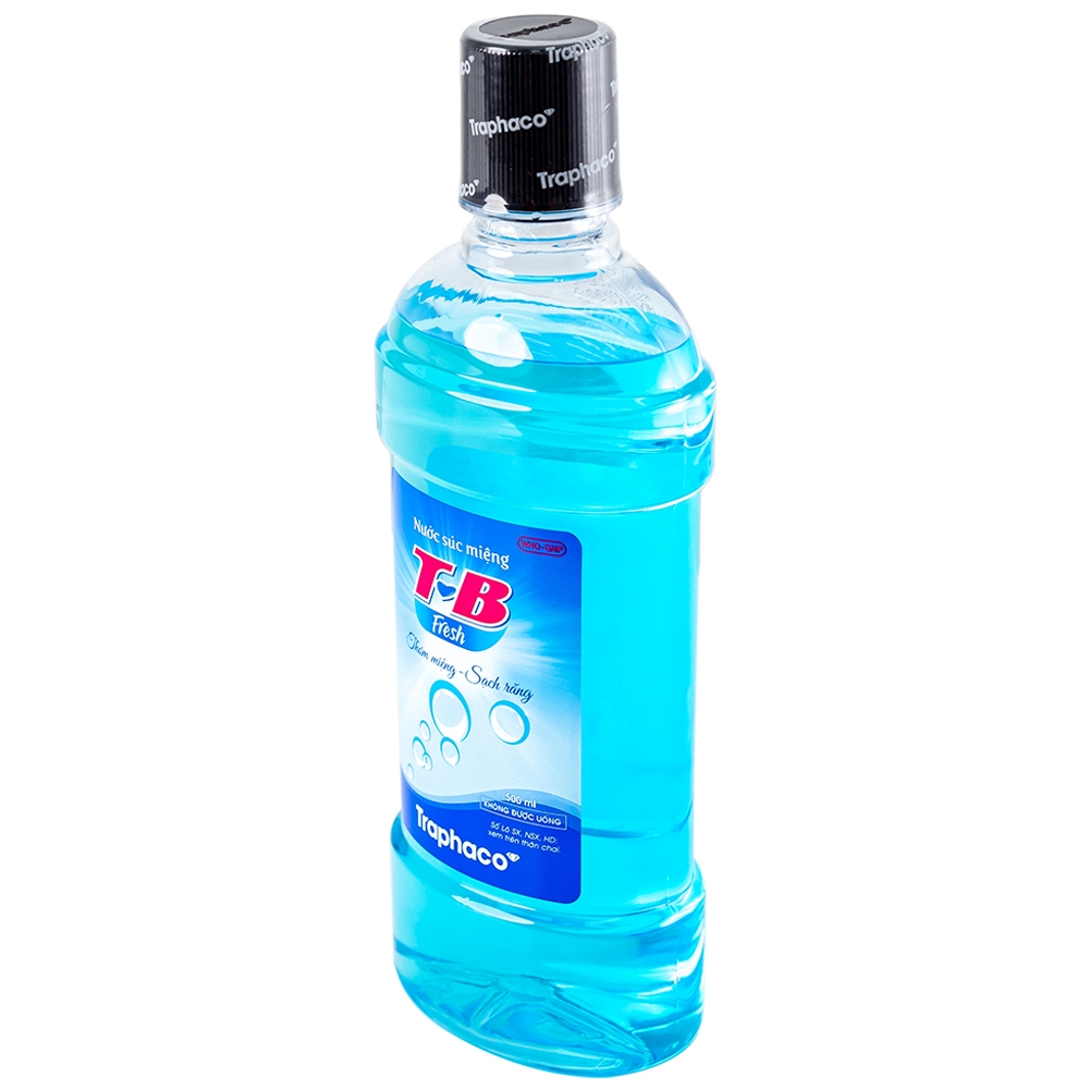 Hình ảnh Nước súc miệng T-B Fresh Traphaco ngăn ngừa viêm họng, viêm lợi (500ml)