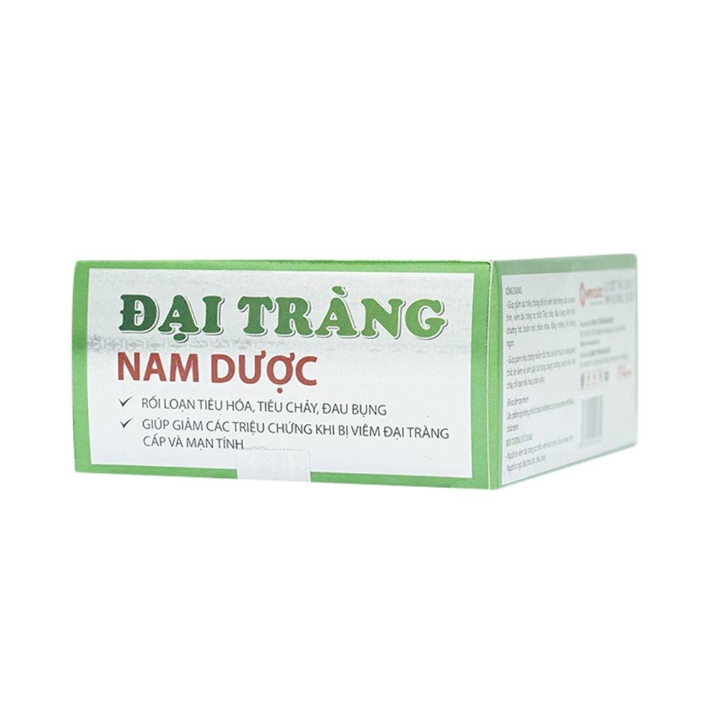 Hình ảnh Viên uống Đại Tràng Nam Dược hỗ trợ điều trị rối loạn tiêu hóa, tiêu chảy, đau bụng (3 vỉ x 10 viên)