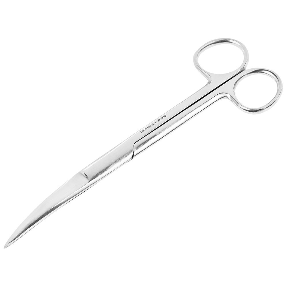 Hình ảnh Kéo cong 2 đầu nhọn Electro Bismed dùng để thay băng cho bệnh nhân, cắt gòn (16cm)