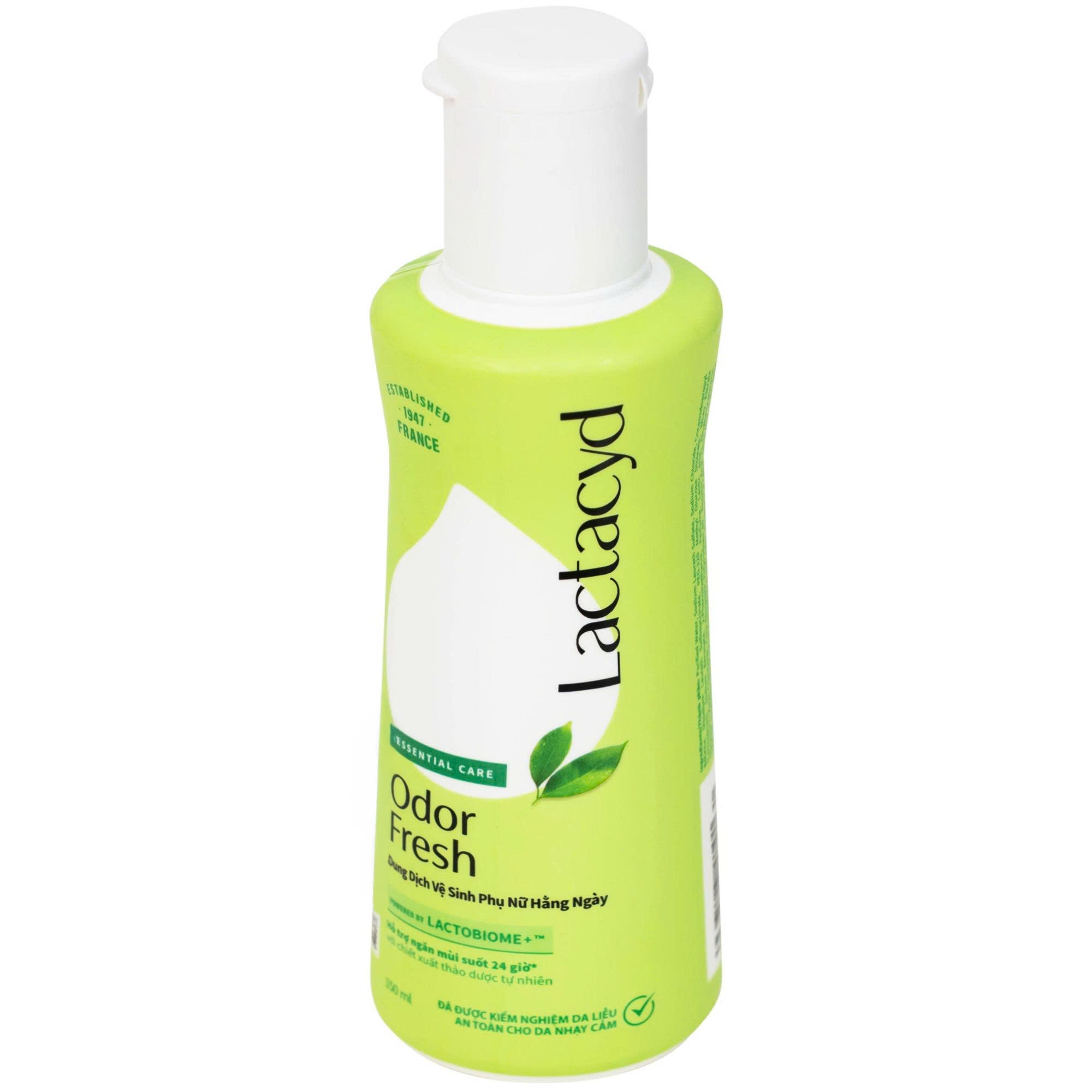 Hình ảnh Dung dịch vệ sinh phụ nữ Lactacyd Odor Fresh ngăn mùi suốt 24h (150ml)