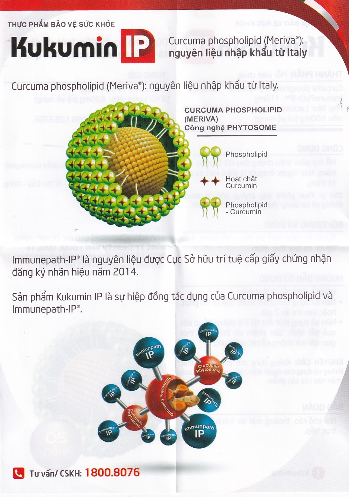 Hình ảnh Viên uống Kukumin IP hỗ trợ giảm triệu chứng đau rát thượng vị, ợ nóng, trào ngược (2 vỉ x 10 viên)