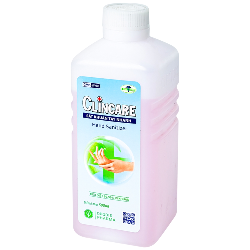 Hình ảnh Sát khuẩn tay nhanh Clincare Opodis Pharma tiêu diệt 99,99% vi khuẩn, sát khuẩn tay nhanh (500ml)