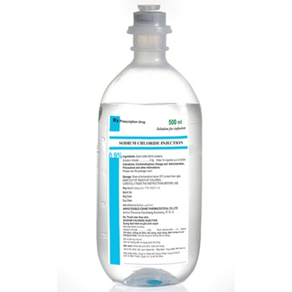 Hình ảnh Dịch truyền Sodium Chloride Injection bổ sung natri clorid và chất điện giải (500ml)