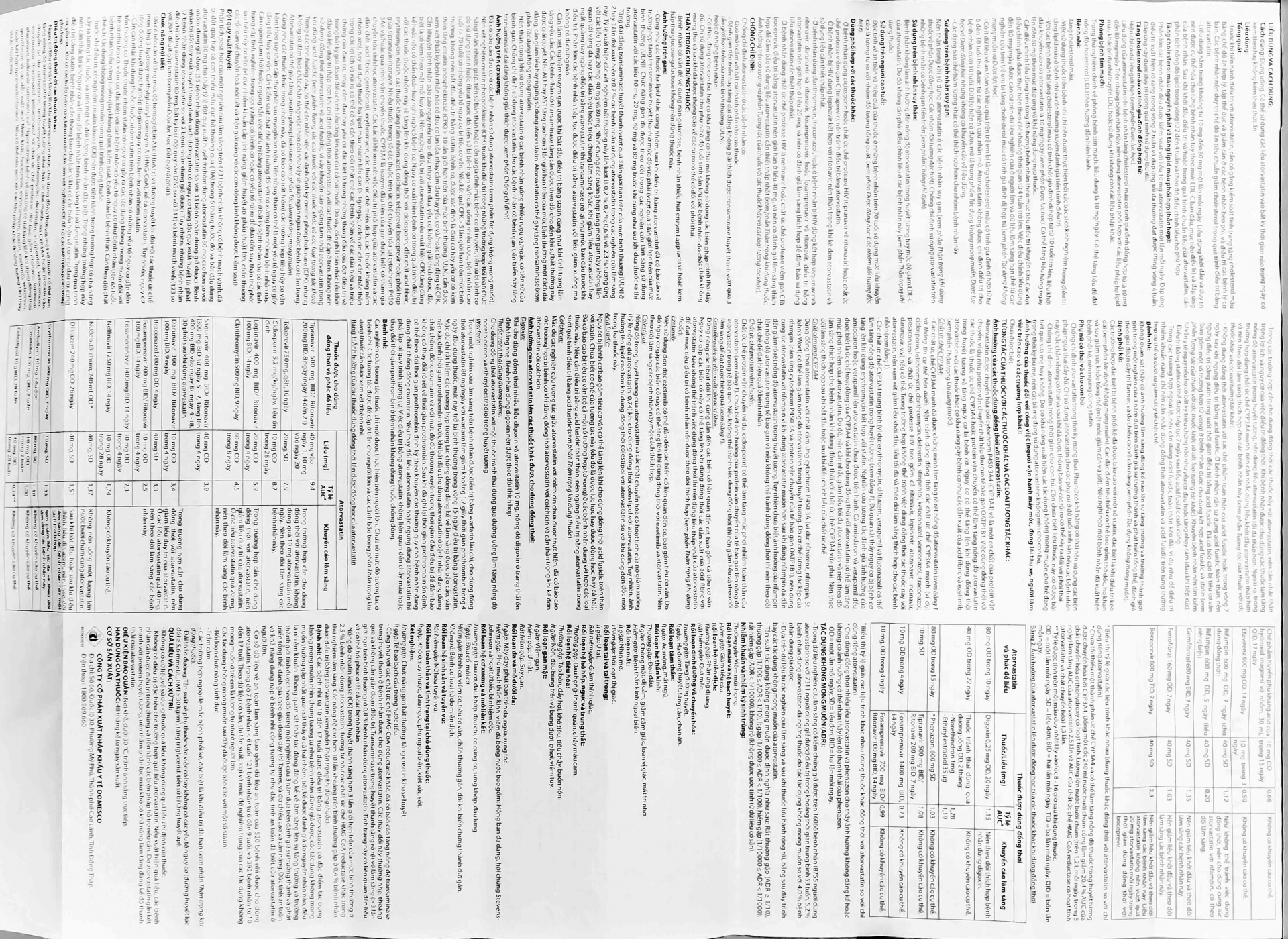 Hình ảnh Thuốc Dorotor 20mg Domesco điều trị tăng cholesterol (2 vỉ x 10 viên)