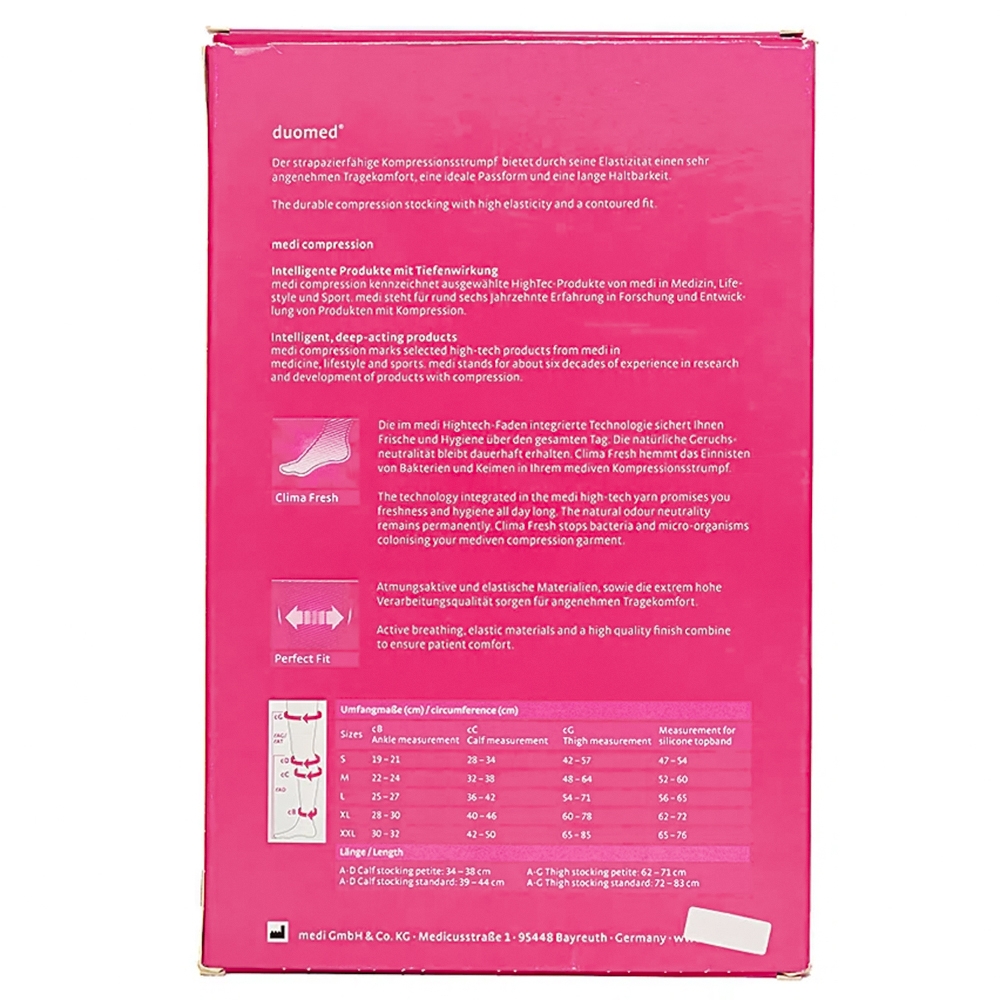Hình ảnh Vớ gối y khoa Duomed size XXL hỗ trợ điều trị suy tĩnh mạch, phù chân, đau nhức chân