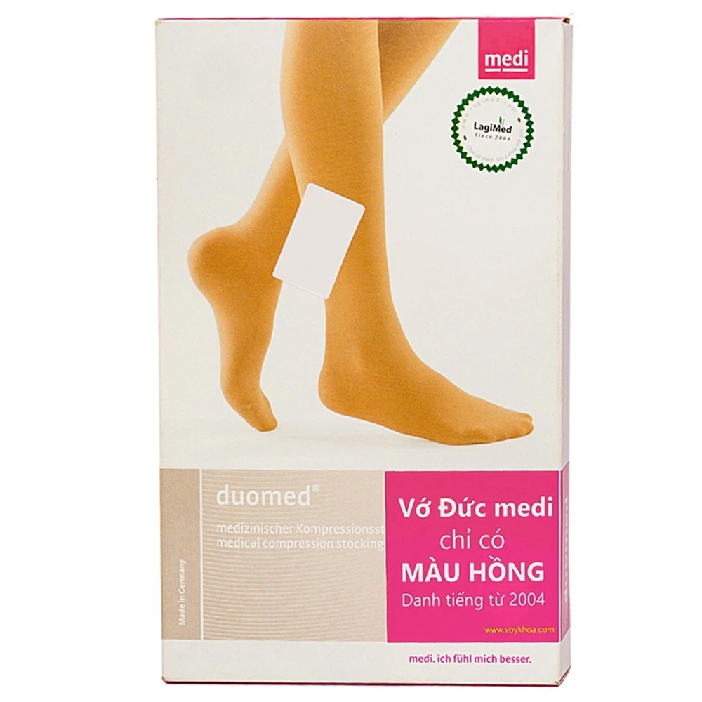 Hình ảnh Vớ gối y khoa Duomed size XXL hỗ trợ điều trị suy tĩnh mạch, phù chân, đau nhức chân