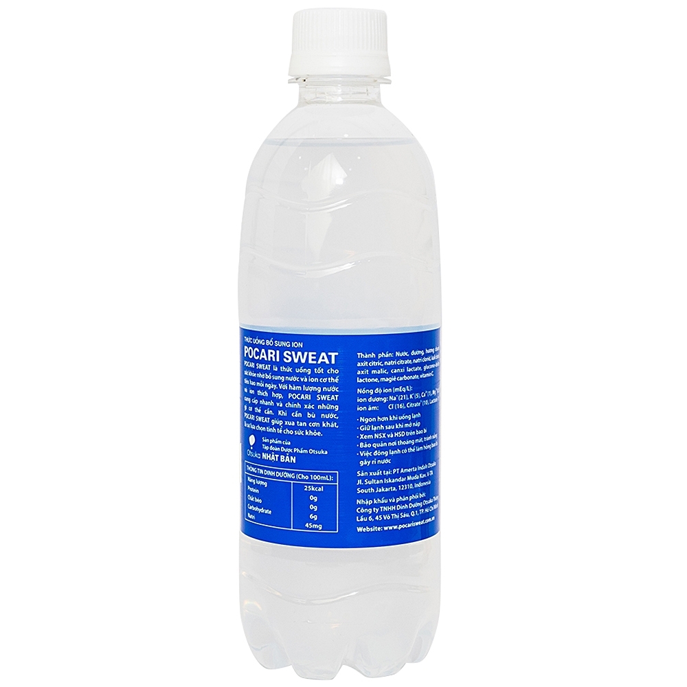 Hình ảnh Nước bù điện giải Pocari Sweat bổ sung ion duy trì sinh lực (500ml)