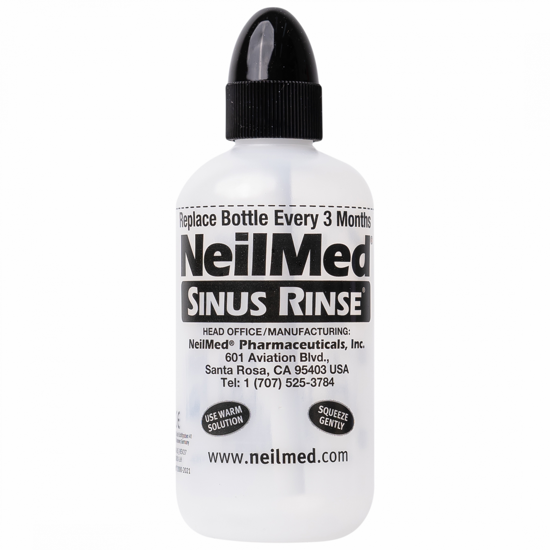 Hình ảnh Bộ dụng cụ 1 bình + 60 gói bột rửa mũi NeilMed Sinus Rinse làm sạch và ngăn ngừa chứng viêm mũi dị ứng