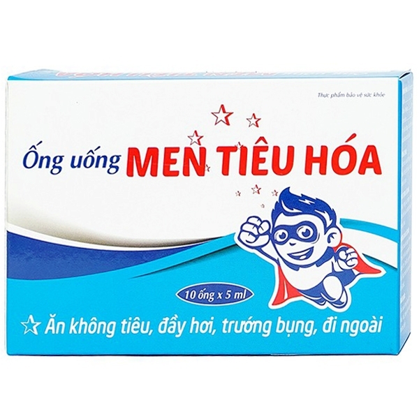 Hình ảnh Ống uống Men Tiêu Hóa Kingphar hỗ trợ giảm đầy bụng, ợ hơi, khó tiêu (10 ống x 5ml)