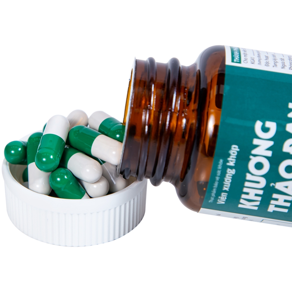 Hình ảnh Viên xương khớp Khương Thảo Đan hỗ trợ làm trơn khớp và phục hồi sụn khớp (30 viên)