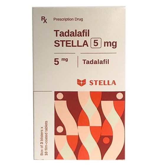 Hình ảnh Thuốc Tadalafil Stella 5mg điều trị rối loạn cương dương (3 vỉ x 10 viên)