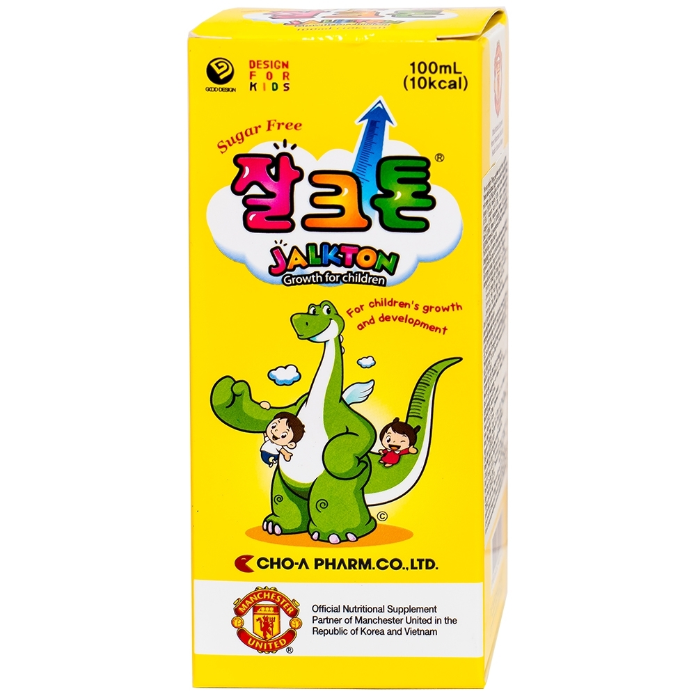 Hình ảnh Siro Jalkton Growth For Children Cho-A cung cấp vitamin, khoáng chất, axit amin (100ml)