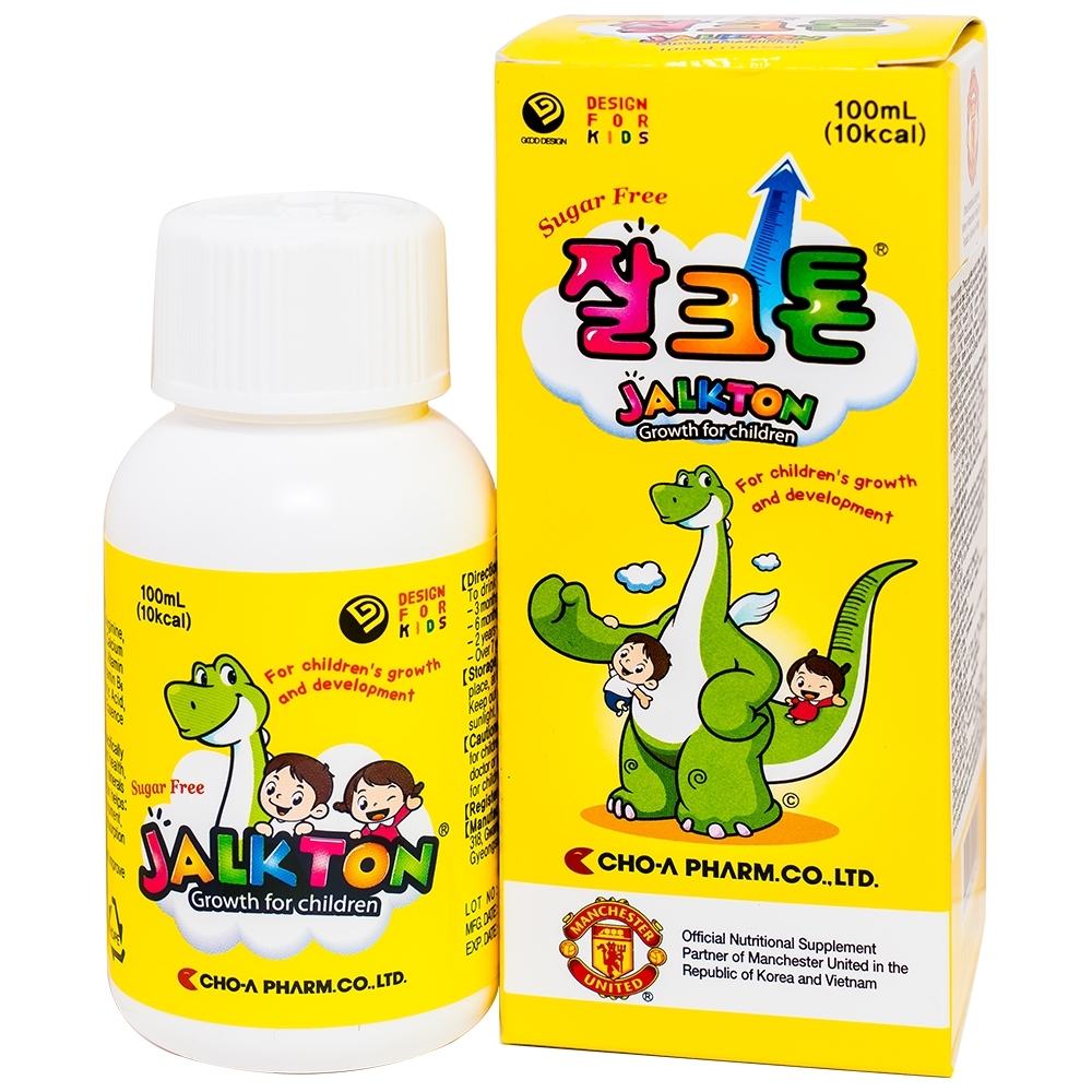 Hình ảnh Siro Jalkton Growth For Children Cho-A cung cấp vitamin, khoáng chất, axit amin (100ml)