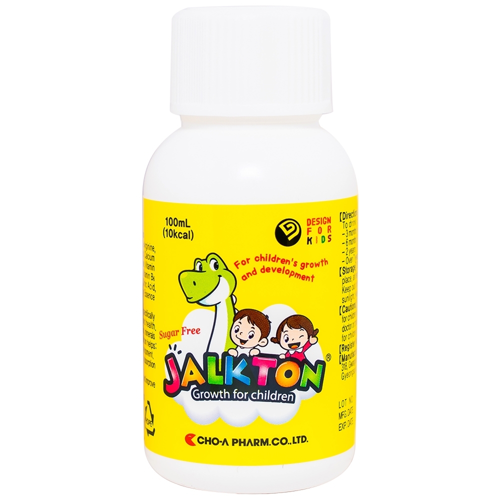 Hình ảnh Siro Jalkton Growth For Children Cho-A cung cấp vitamin, khoáng chất, axit amin (100ml)