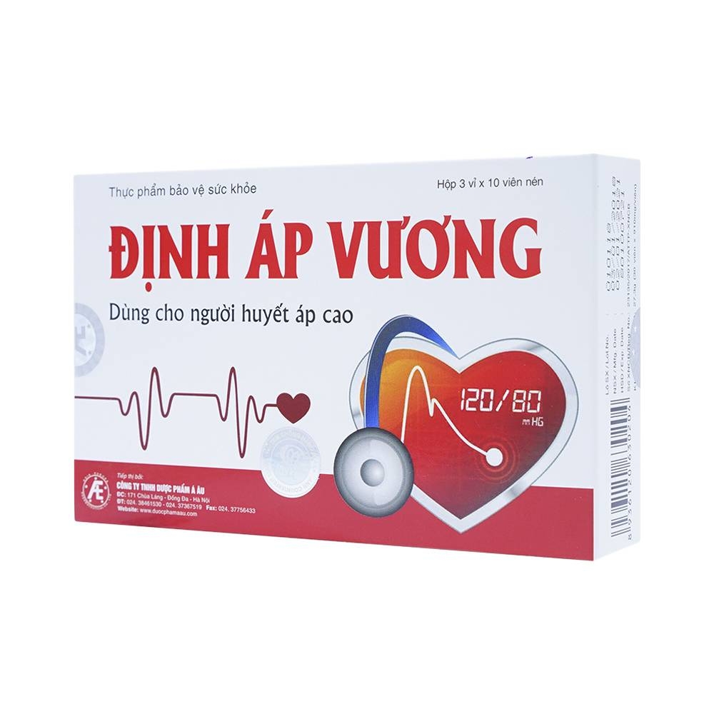Hình ảnh Viên uống Định Áp Vương IMC hỗ trợ làm giảm lipid máu (3 vỉ x 10 viên)