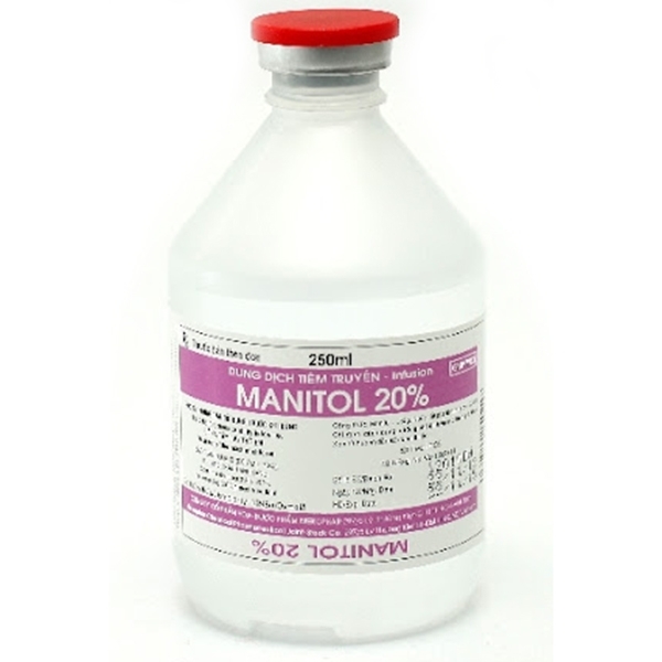 Hình ảnh Dịch truyền Mannitol 20% Fresenius Kab phòng hoại tử thận cấp do hạ huyết áp, thiểu niệu sau mổ (250ml)