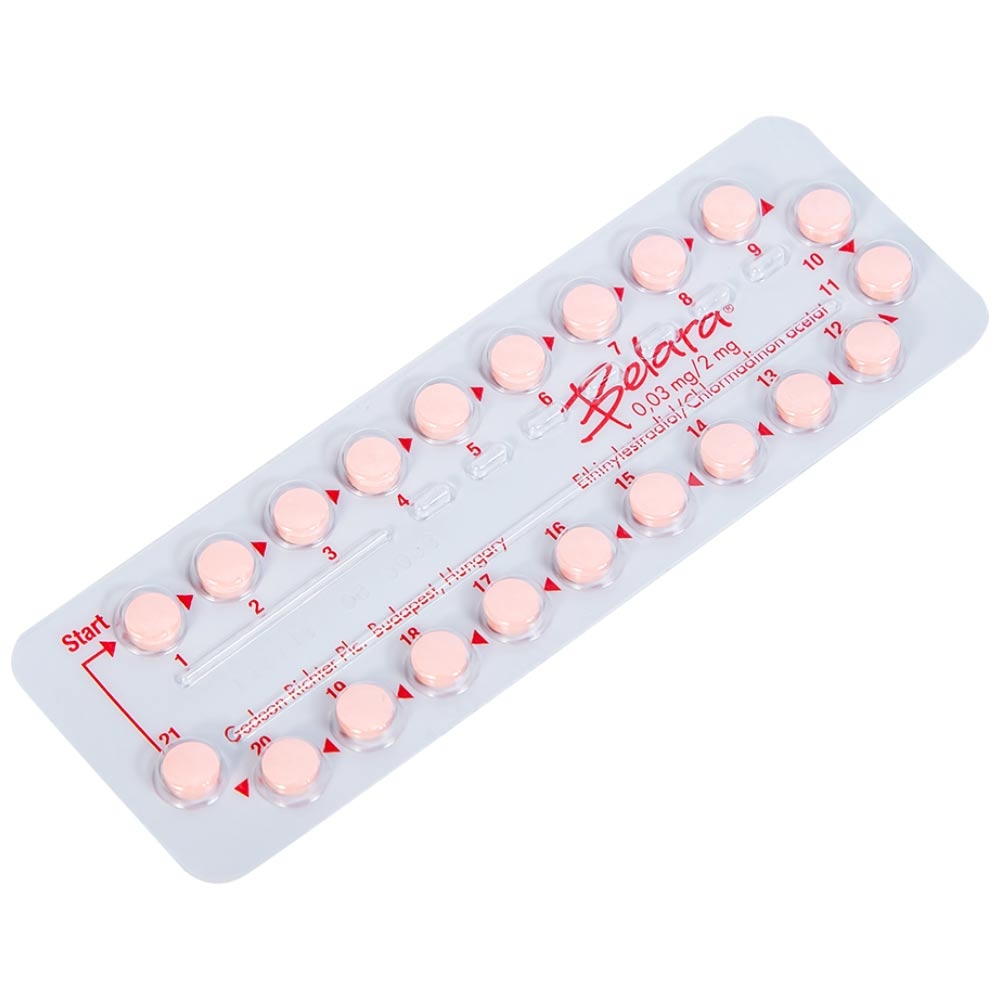 Hình ảnh Thuốc tránh thai hằng ngày Belara Gedeon (1 vỉ x 21 viên)