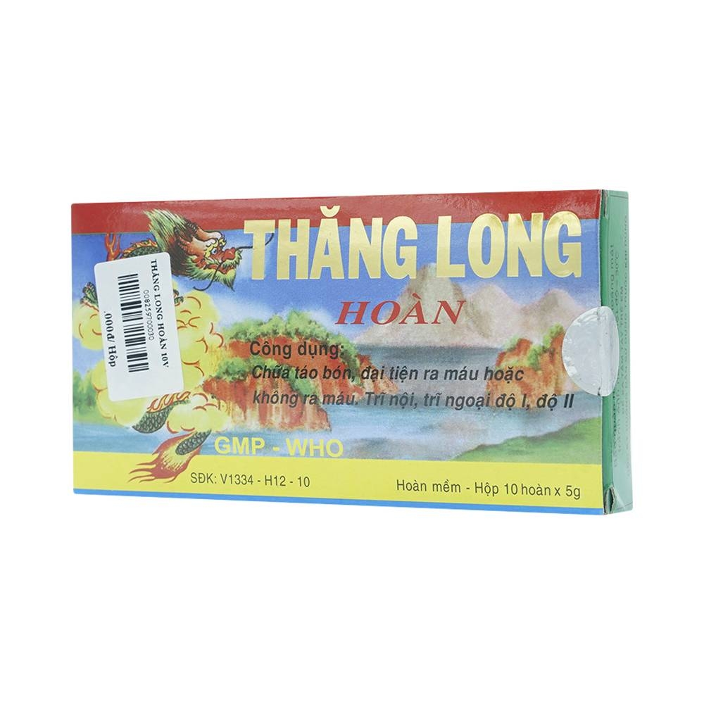 Hình ảnh Thuốc Thăng Long Bảo Long chữa táo bón, đại tiện ra máu (10 viên)