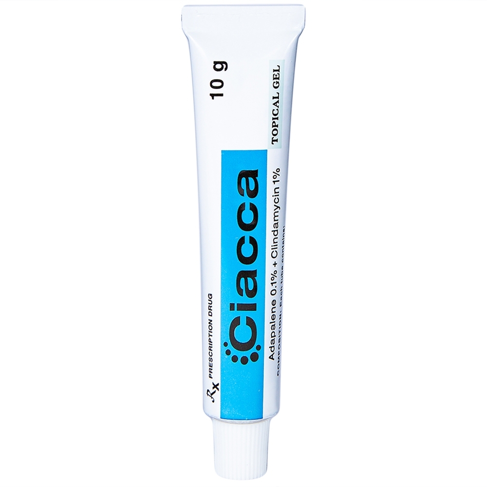 Hình ảnh Gel bôi ngoài da Ciacca Davipharm điều trị tình trạng da bị mụn trứng cá nhẹ đến vừa (10g)