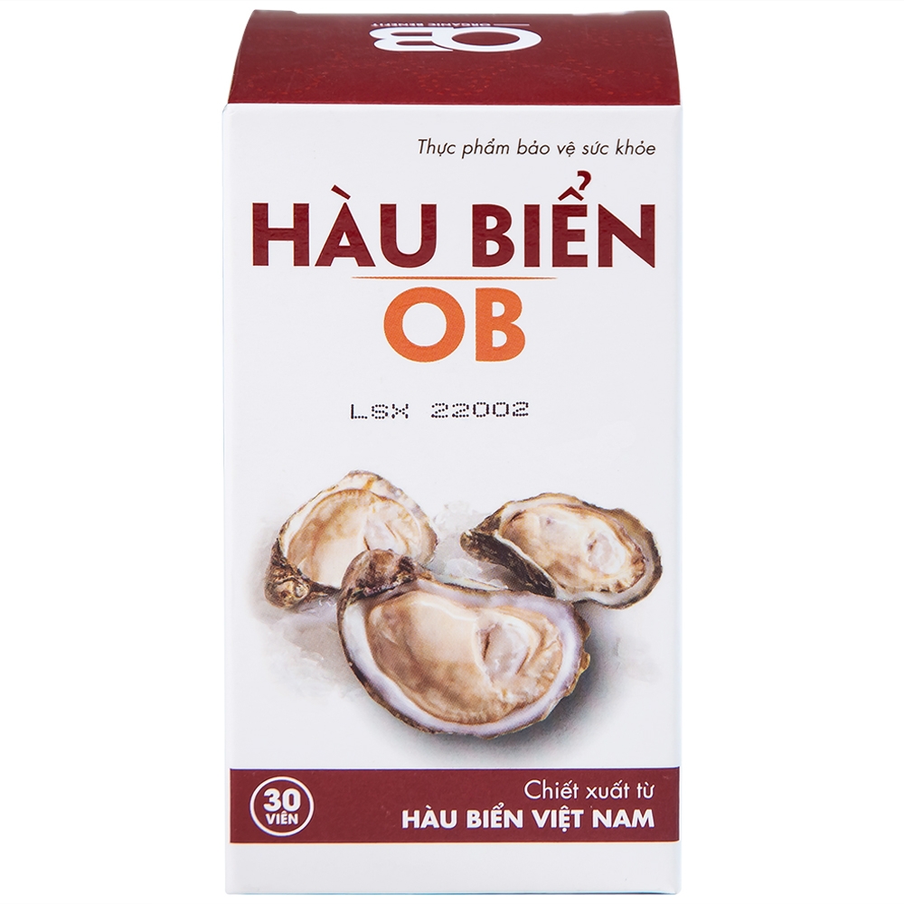 Hình ảnh Tinh chất hàu biển OB Phil Inter Pharma hỗ trợ tăng cường sinh lực, cải thiện sinh lý nam (30 viên)