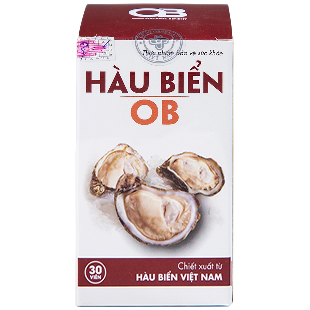 Hình ảnh Tinh chất hàu biển OB Phil Inter Pharma hỗ trợ tăng cường sinh lực, cải thiện sinh lý nam (30 viên)