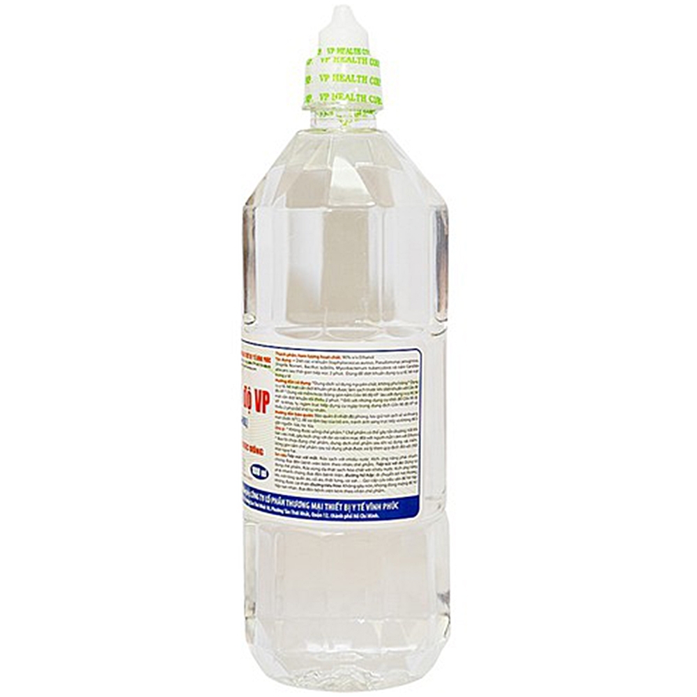Hình ảnh Cồn 90 độ Vĩnh Phúc tiệt trùng các dụng cụ y tế (1000ml)