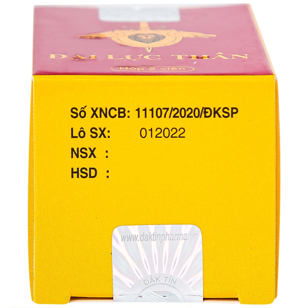 Hình ảnh Viên uống Đại Lực Thần Đắk Tín hỗ trợ tăng cường sinh lực, bồi bổ nguyên khí (2 viên)